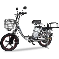Электровелосипед Колхозник Minako V12 Lux + 12Ah Комплект "Курьер"