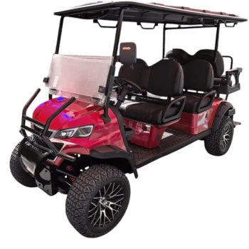 Гольфкар GreenCamel Сонора A42L (4+2, 4kW AC, R14 литые) LUX lifted красный